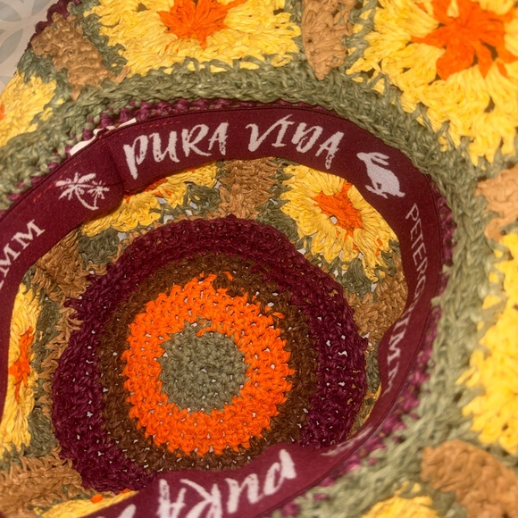 Peter Grimm Fergie square Colorful Crochet soft straw Hat